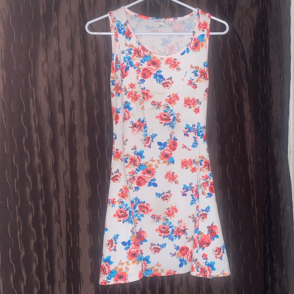 White Floral small dress